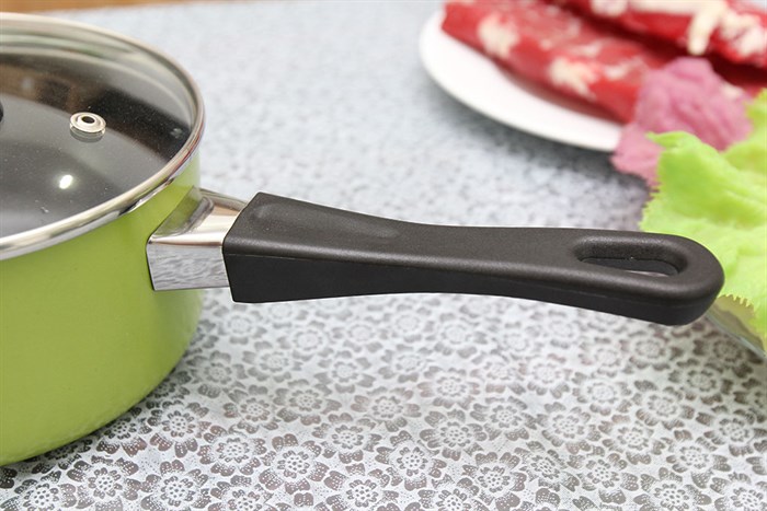 Quánh nhôm chống dính nắp kính 16 cm Sunhouse SHG-MP16 Màu Xanh lá