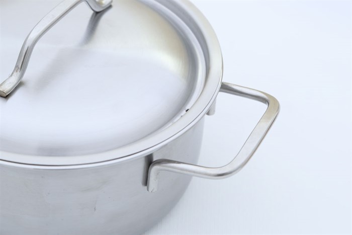 Bộ 3 nồi inox đáy từ 16, 18, 24 cm Happycook Elegan EL-06SRY Màu Inox