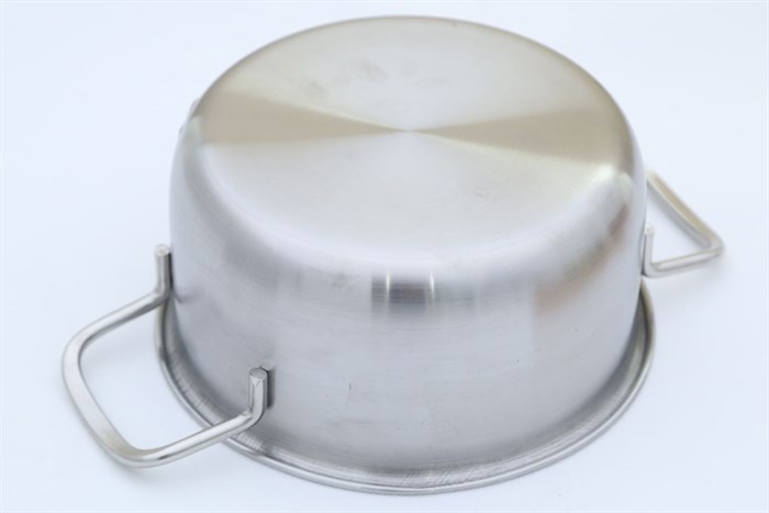 Bộ 3 nồi inox đáy từ 16, 18, 24 cm Happycook Elegan EL-06SRY Màu Inox