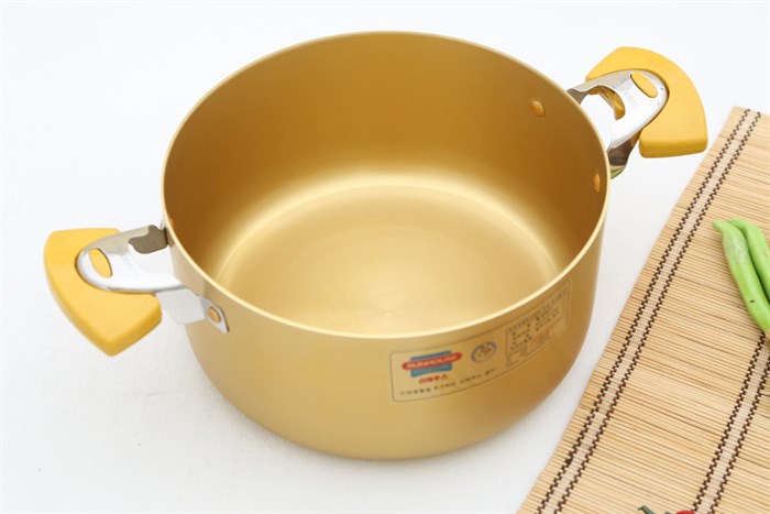 Nồi nhôm anod 22 cm Sunhouse SH8834- 22EBN Màu Vàng đồng