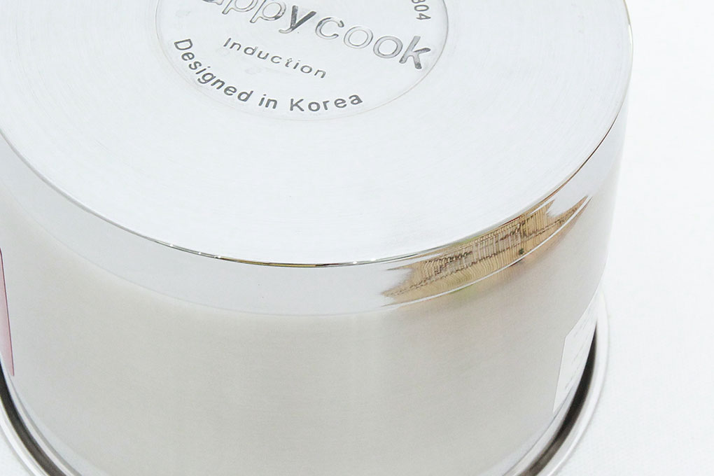 Quánh inox 3 đáy nắp kính 16 cm Happycook Richar Q16-RS Màu Inox
