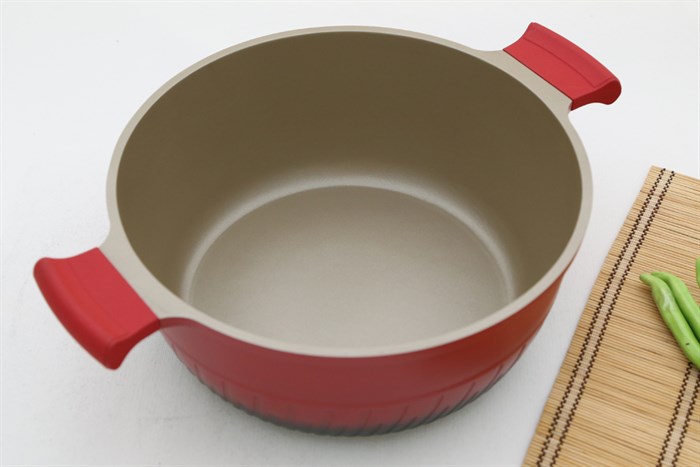 Nồi nhôm chống dính đáy từ 28 cm Elmich Phoenix 2357172 Màu Đỏ đô