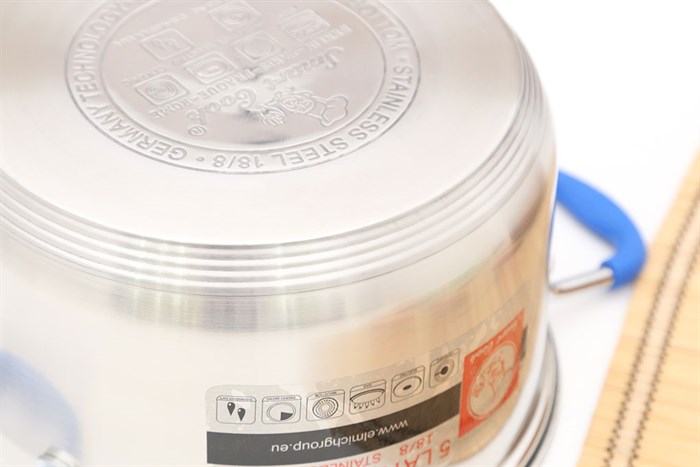 Bộ 3 nồi inox 5 đáy 16, 20, 24 cm Elmich Smartcook-SMR3-2355961 Màu Inox