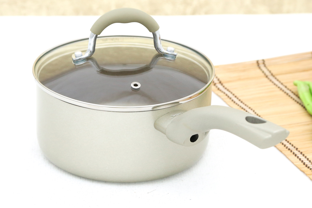 Nồi nhôm chống dính nắp kính 18 cm Elmich SmartCook SM7221