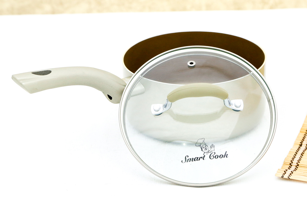 Nồi nhôm chống dính nắp kính 18 cm Elmich SmartCook SM7221 - 2
