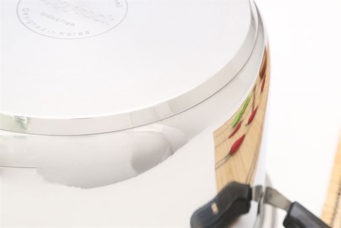 Bộ nồi xửng inox 3 đáy 26 cm Happycook ST26 Màu Inox