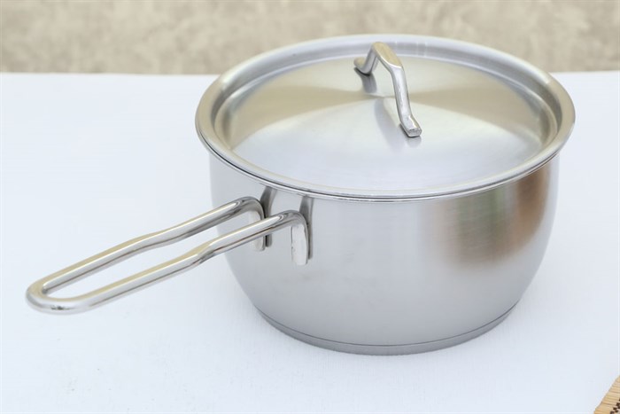 Bộ 5 nồi xửng quánh chảo 3 đáy Fivestars FS08C Màu Inox