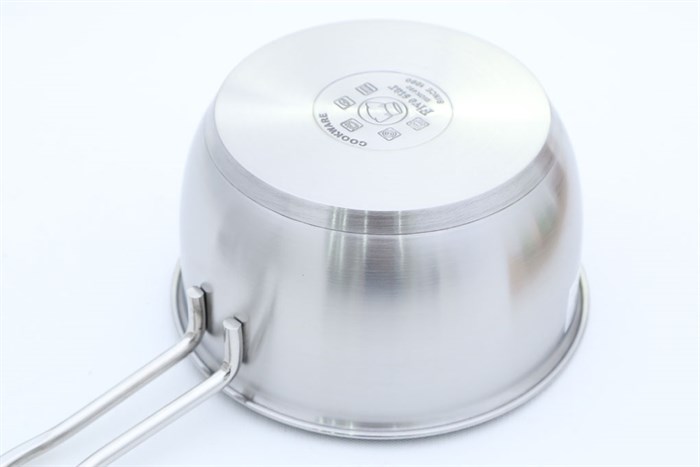 Bộ 5 nồi xửng quánh chảo 3 đáy Fivestars FS08C Màu Inox