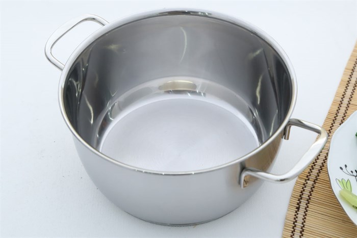 Bộ 5 nồi xửng quánh chảo 3 đáy Fivestars FS08C Màu Inox