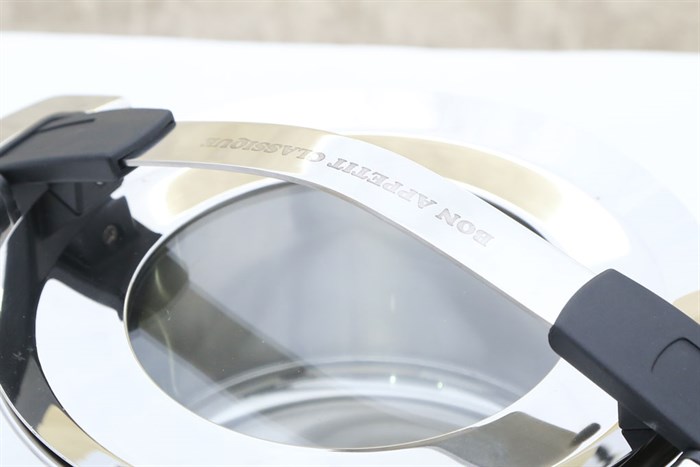 Bộ 3 nồi inox 3 đáy nắp kính Happycook Bon Appetit Lite HC-06BA Màu Inox