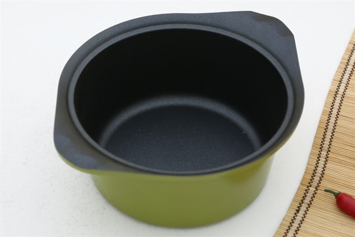 Bộ 3 nồi nhôm đúc nắp kính Goldsun AD02-3106AG Màu Xanh lá