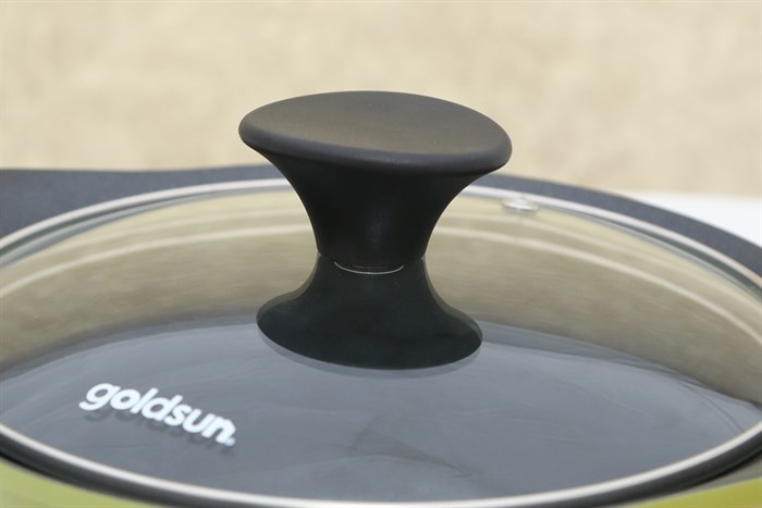 Bộ 3 nồi nhôm đúc nắp kính Goldsun AD02-3106AG Màu Xanh lá