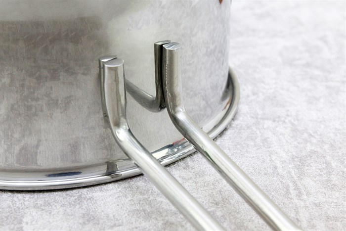 Quánh inox 3 đáy nắp kính 16 cm Fivestar Q16-3DG Màu Inox