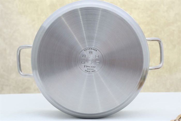 Bộ nồi xửng inox 3 đáy 28 cm Fivestar ST28-3D Màu Inox