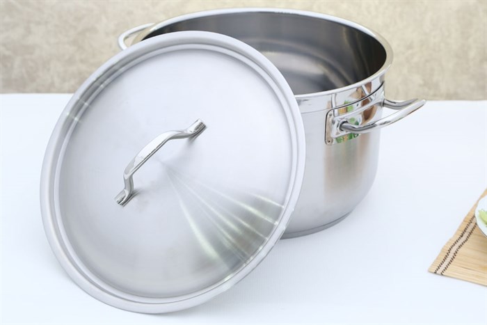 Nồi inox 3 đáy nắp inox 30 cm Fivestar N30-3D Màu Bạc