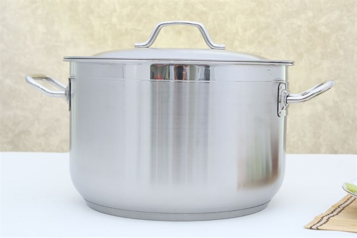 Nồi inox 3 đáy nắp inox 30 cm Fivestar N30-3D Màu Bạc