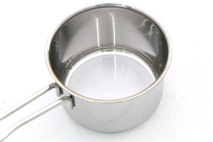 Quánh inox 3 đáy nắp kính 12 cm Fivestar Q12-3DG Màu Inox