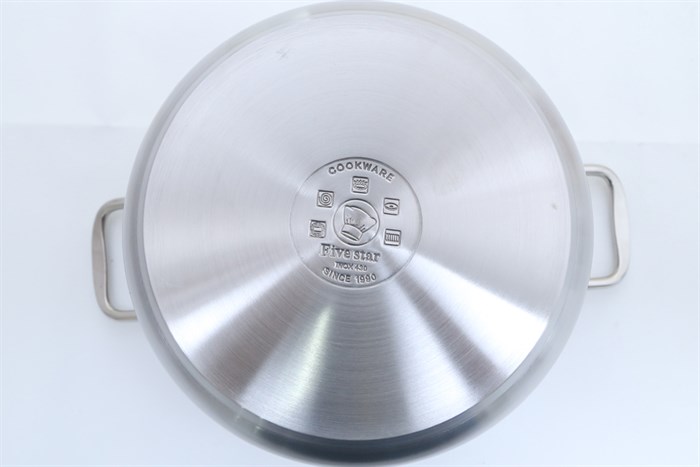 Bộ nồi xửng inox 3 đáy 24 cm Fivestar ST24-3D Màu Inox