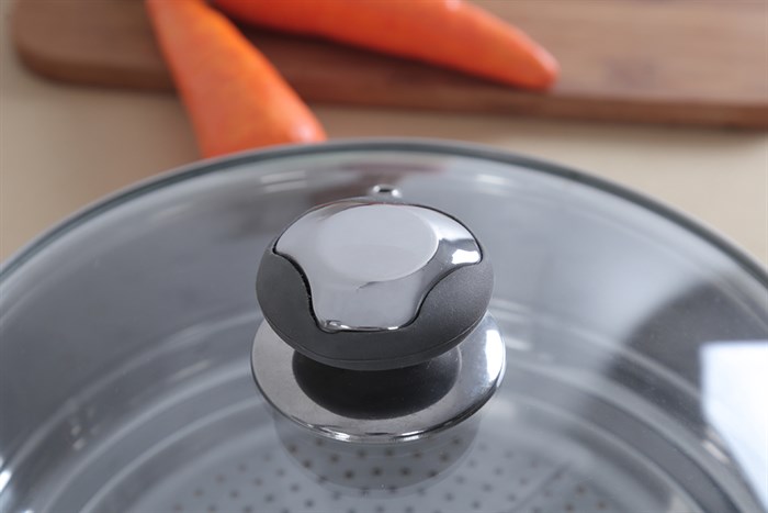 Bộ nồi xửng đáy từ 24 cm Fivestar ST24-SLC Màu Inox