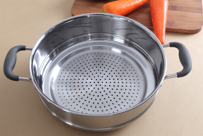 Bộ nồi xửng đáy từ 24 cm Fivestar ST24-SLC Màu Inox