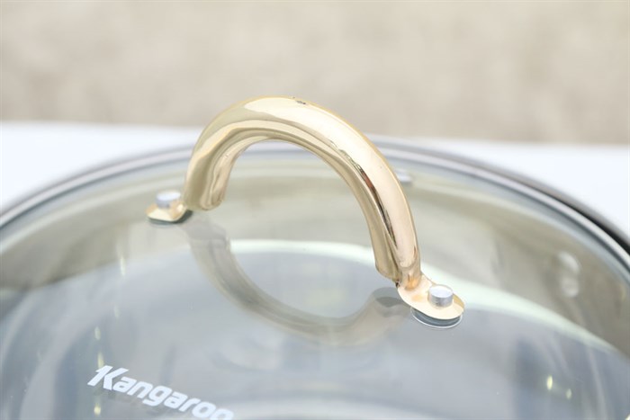 Bộ 3 nồi inox 3 đáy 16, 20, 24 cm Kangaroo KG157 Màu Inox