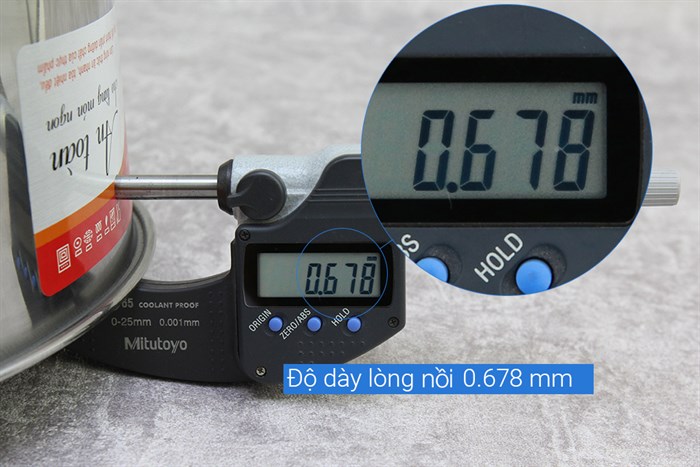 Nồi inox 3 đáy nắp kính 24 cm Sunhouse SHG24324 Màu Inox