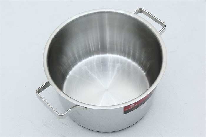 Bộ nồi xửng inox 3 đáy nắp inox 24 cm Happycook Milan ST24-ML Màu Inox