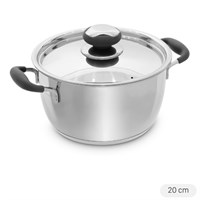 Nồi inox 3 đáy nắp inox 20 cm Fivestar N20-3DC