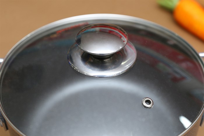 Nồi nhôm chống dính nắp kính 20 cm Happycook N20-WA Màu Xám