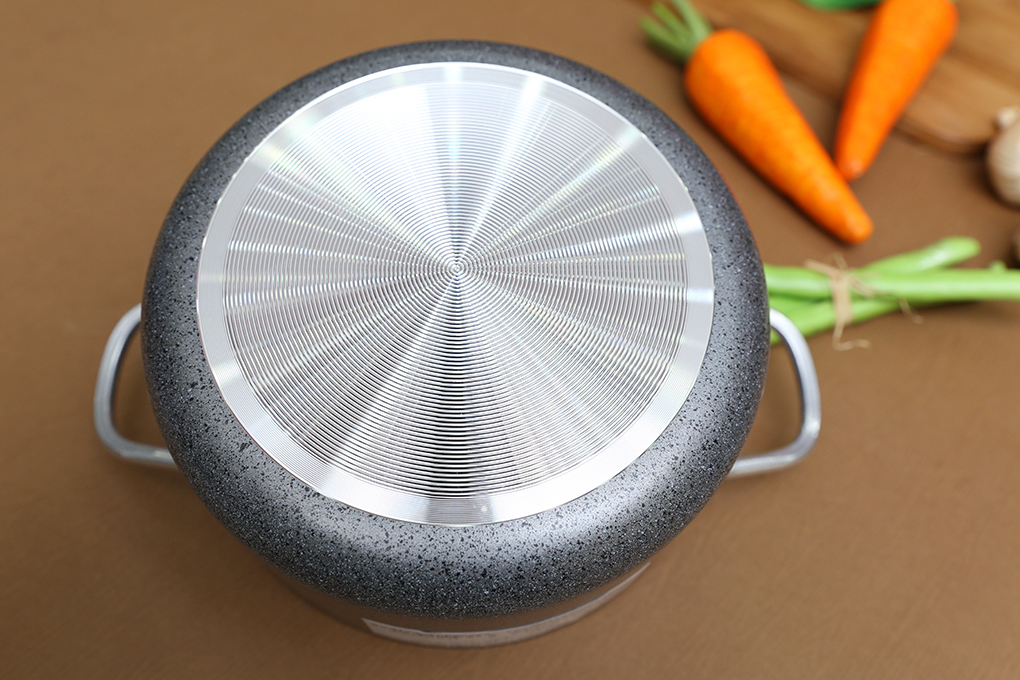 Nồi nhôm chống dính nắp kính 20 cm Happycook N20-WA - 6