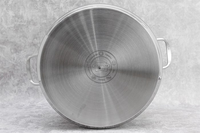Nồi luộc gà inox 3 đáy 28 cm Sunhouse DMX28 Màu Inox