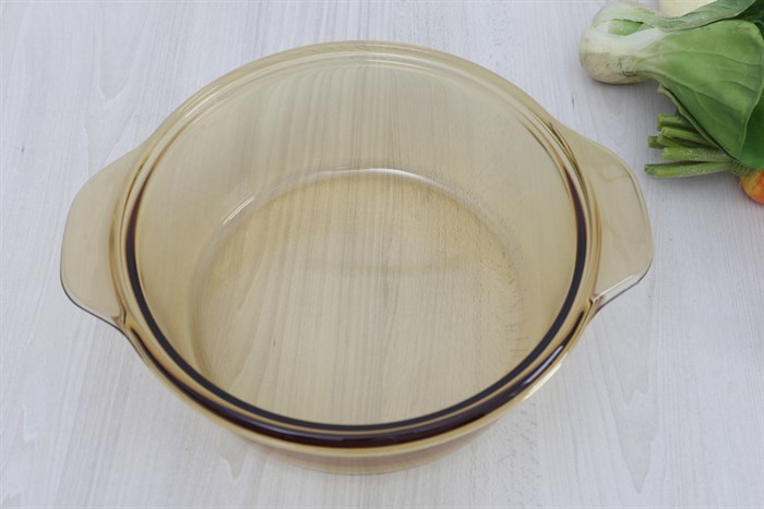 Nồi thủy tinh nắp kính 2 lít Luminarc Blooming Amberline Màu Nâu