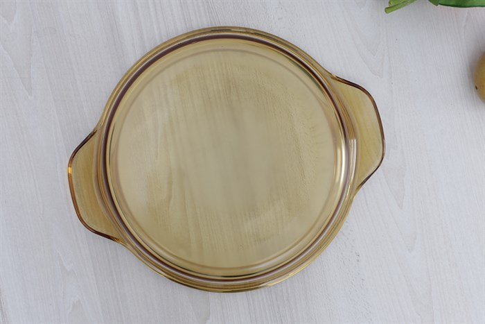 Nồi thủy tinh nắp kính 2 lít Luminarc Blooming Amberline Màu Nâu