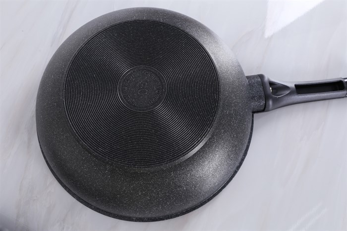 Chảo nhôm sâu chống dính vân đá 30 cm Sunhouse Calistar SBDS-30 Màu Đen
