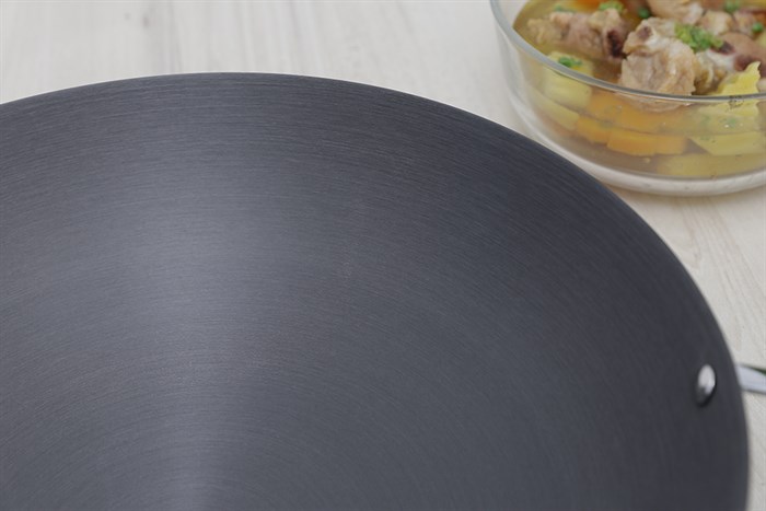 Chảo nhôm oxy hoá cứng không chống dính 36 cm Supor H07011-3 Màu Xám