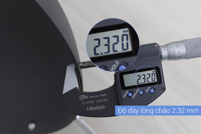 Chảo nhôm oxy hoá cứng không chống dính 36 cm Supor H07011-3 Màu Xám