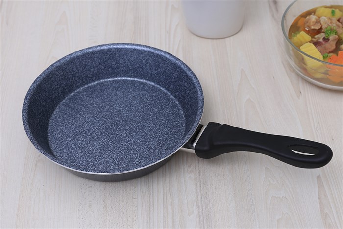 Chảo nhôm chống dính đáy từ 24 cm Happycook MFP-24IH GRAY Màu Xám