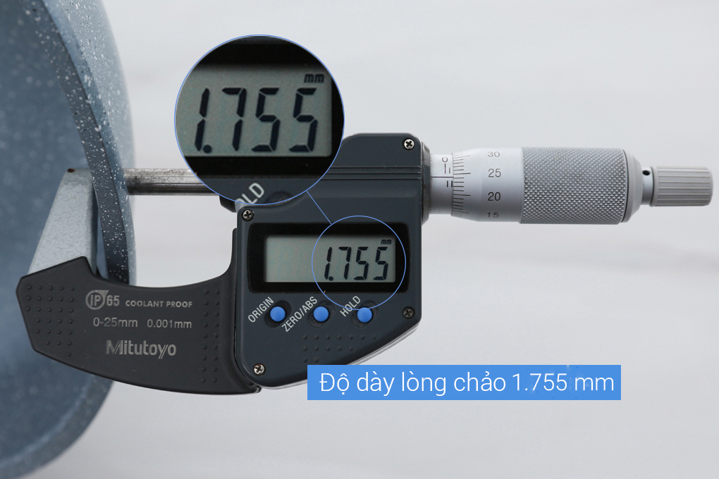 Chảo nhôm chống dính vân đá đáy từ 24 cm Delites 001CWS - 8