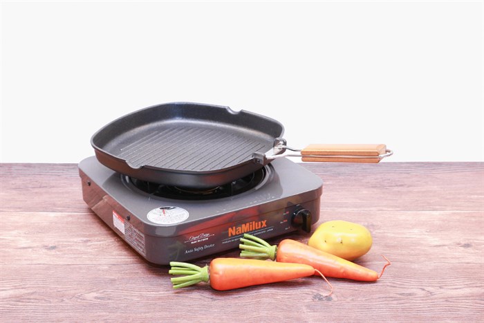 Chảo nướng nhôm chống dính đáy từ 28 cm DMX CN002 Màu Đen