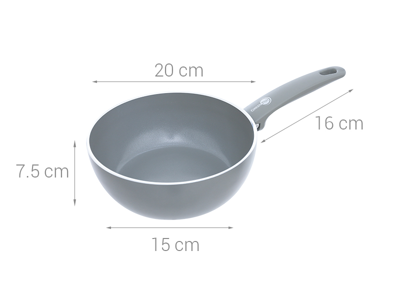 Chảo nhôm sâu chống dính đáy từ 20 cm Greenpan Cambridge
