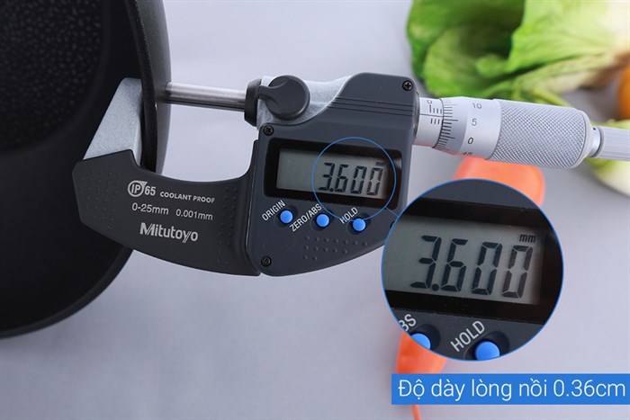 Chảo nhôm sâu chống dính đáy từ 28 cm Tefal C6201972 Màu Đen