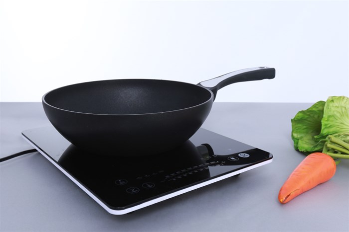Chảo nhôm sâu chống dính đáy từ 28 cm Tefal C6201972 Màu Đen