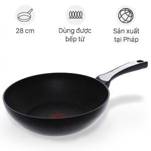 Chảo nhôm sâu chống dính đáy từ Tefal C6201972