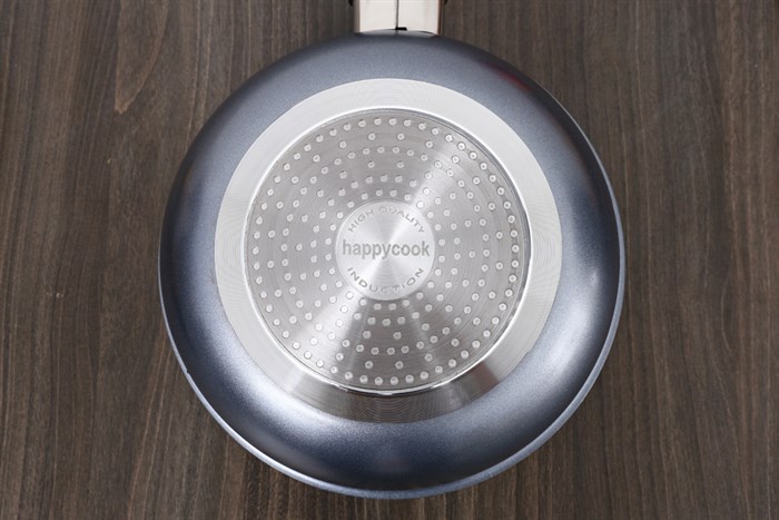 Chảo nhôm sâu chống dính đáy từ 24 cm HappyCook MWP-24IH Màu Xám