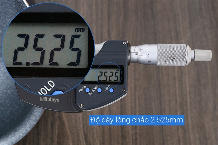 Chảo nhôm sâu chống dính đáy từ 24 cm HappyCook MWP-24IH Màu Xám