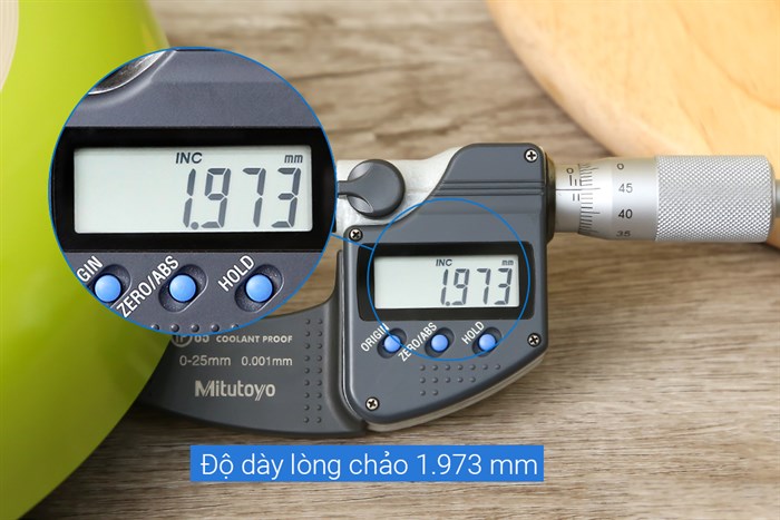 Chảo nhôm chống dính đáy từ 24 cm Sunhouse SHM24D Màu Xanh lá