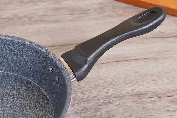 Chảo nhôm chống dính vân đá đáy từ 28 cm Happycook MFP-28IH GRAY Màu Xám