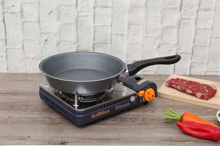 Chảo nhôm chống dính đáy từ 26 cm Happycook MFP-26IH GRAY