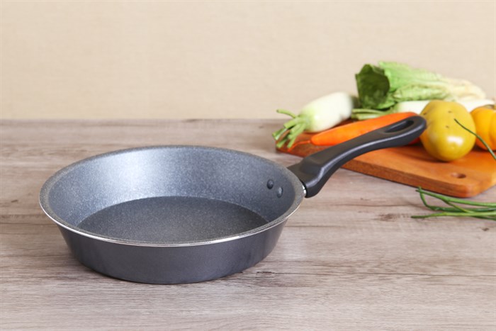 Chảo nhôm chống dính đáy từ 26 cm Happycook MFP-26IH GRAY Màu Xám