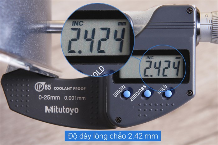 Chảo nhôm chống dính đáy từ 26 cm Happycook MFP-26IH GRAY Màu Xám